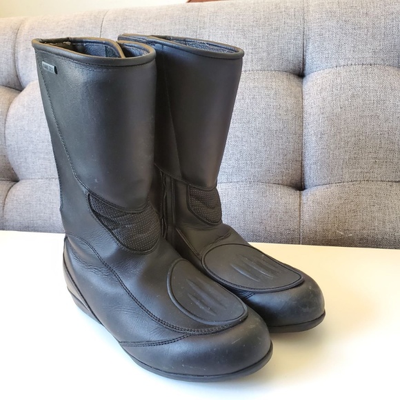⚡SOLD⚡ BMW Women's Mottorad Gore-tex GTX Motorcycle Leather Boots - Made in Ita… - Picture 3 of 15